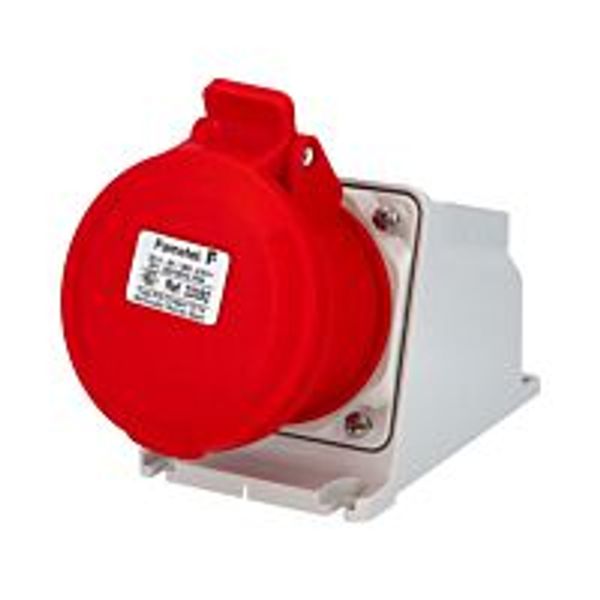 Wall socket 23392 400V 32A 4P 6h IP44 image 1