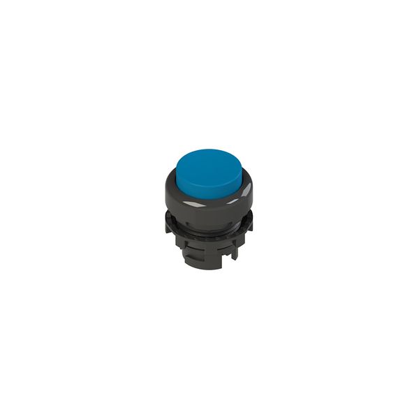 Spring-return blue projecting pushbutton image 2