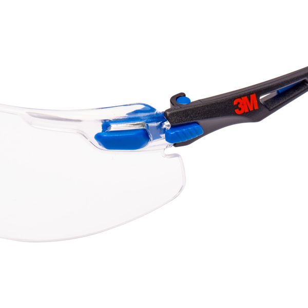 3M™ Solus™ 1000 Safety Glasses, Blue/Black Frame, Scotchgard™ Anti-Fog image 8