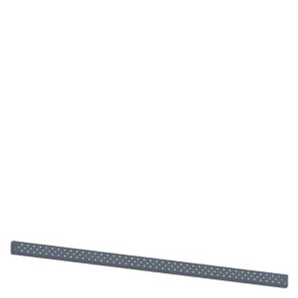 SIVACON, mounting rail, universal, suitable for cabinet width 1200 mm, L: 1125 mm, zinc-plated The image 2