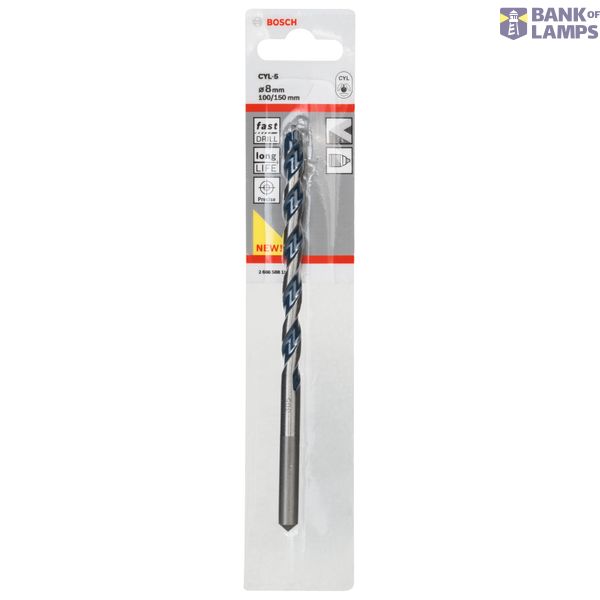 Concrete drill bit CYL-5 8 x 100 x 150 mm image 2