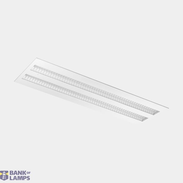 Ceiling fixture Finelight Rectangular 1200x300 35W LED neutral-white 4000K CRI 80 DALI D4i White IP20 3459lm image 1