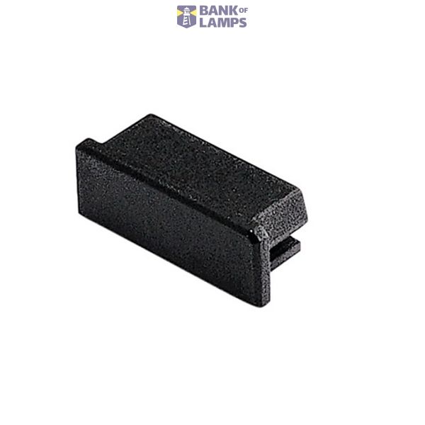 GLENOS Endcap for Profile 2609, FLAT, black image 1