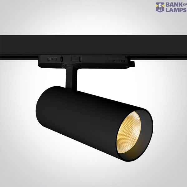 65606DT/B/V BLACK COB 40W PV CCTV TRACK SPOT 230V image 1