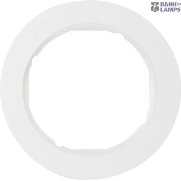 Single frame, R.Classic series, plastic, polar white image 1