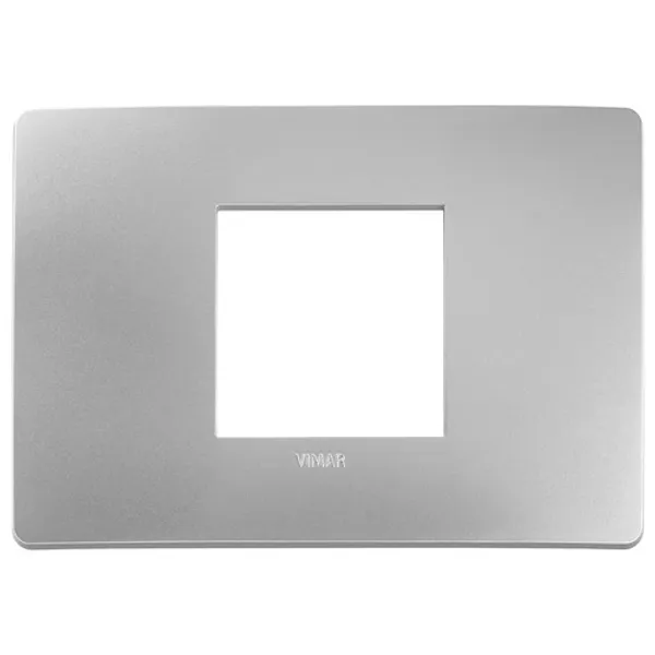 PlanaUp 2M central. cover plate, silver image 1