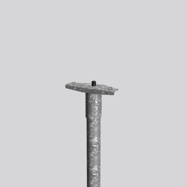 Pole mounting L 346 B 110 H 204 d 89 colour: uncoated image 1