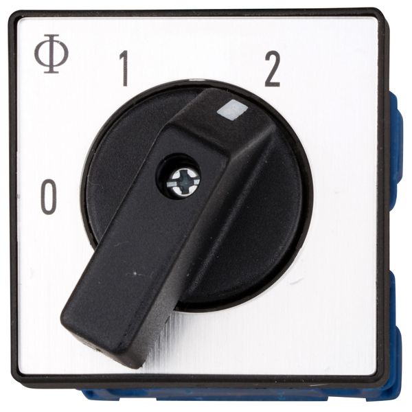 Step-switch with 0 position front 0+2 steps 20A 1-pole image 1