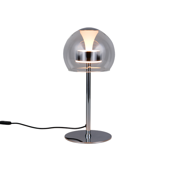 Flynt LED table lamp chrome image 1