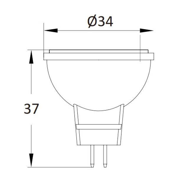 BaiSpot LED MR11 GU4 12V 4.5W 2700K 32D CRI90 image 3
