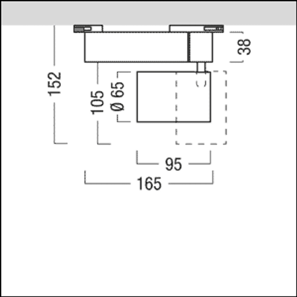 SUP2 L 700-927-65 SP BC 3CV WH - LED accent spot image 2
