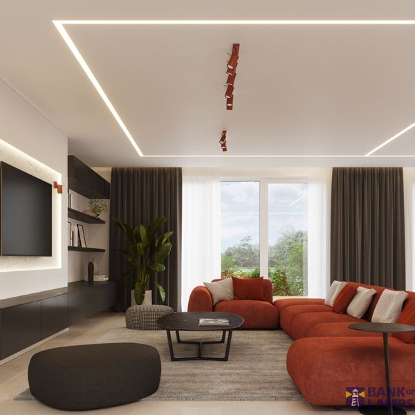 RING CEILING LAMP 3P RED OCHRE 3XGU10 image 11