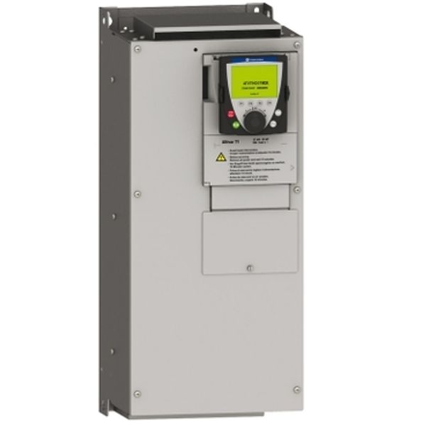 Variable speed drive, ATV61, 30 kW, 40HP,480V, 3 phase supply, EMCw/o graphic terminal, Modbus, CANopen image 1