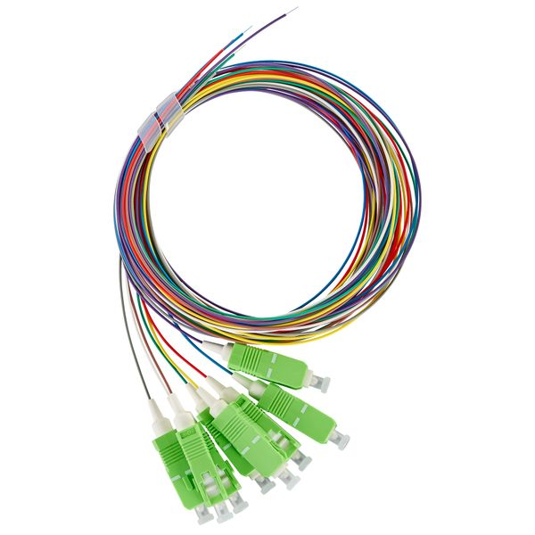 FO Pigtail SC/APC, 9/125æm OS2, 2.0m, Easy Strip, 8pcs image 1