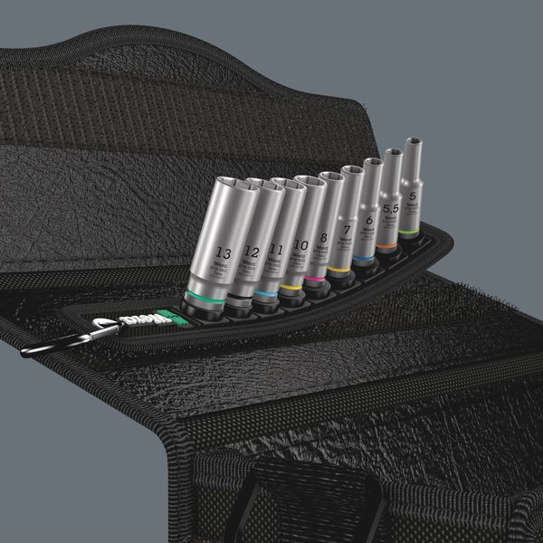 Belt A Deep 1 Doppen set, met 1/4&quot; -aandrijving, 9-delig image 8