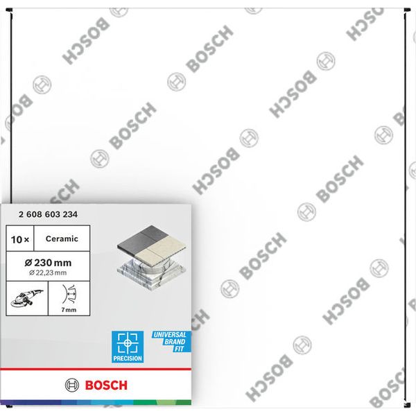 Standard for Ceramic diamond cutting disc 125 x 22,23 x 1,6 x 7 mm image 2