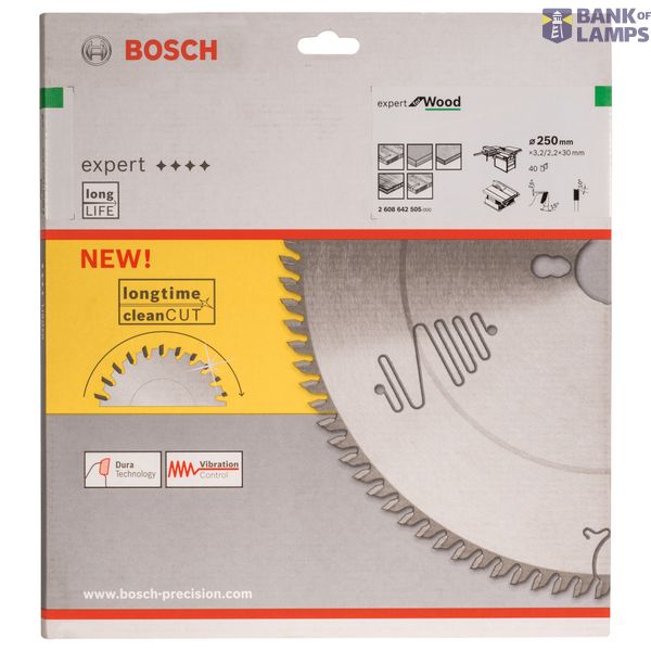 Expert for Wood circular saw blade 250 x 30 x 3,2 mm, 40 image 2