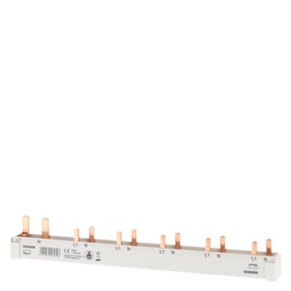 BB 2-phase 16 mm2,for FI5SV(1+N) and 5x(AFDD 5SM601+CB SY60), fixed length 216 mm Pin busbar image 1