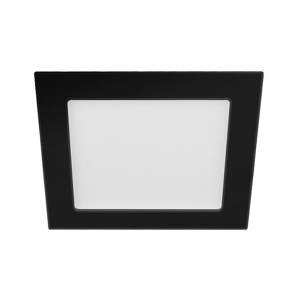 PANLUX LED lamp SQUARE CCT 24W 2160lm 3000-4000-6000K square IP44 black image 1