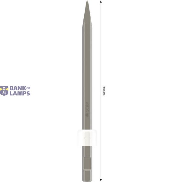 Pointed chisel, hex shank with 19-mm shank 400 mm image 3