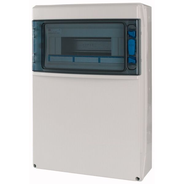 IKA-C-1/12-ST-X IKA professional distribution board, IP65 + clamps + mounting plate for built-in sockets image 1