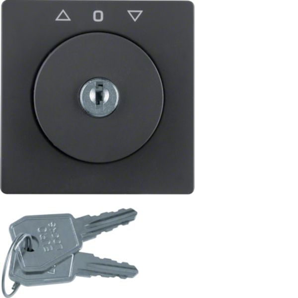 Cen.plate lock+push lock funct. f.switch f.blinds,key can be rmvd in 3p.,Q1/3. image 1