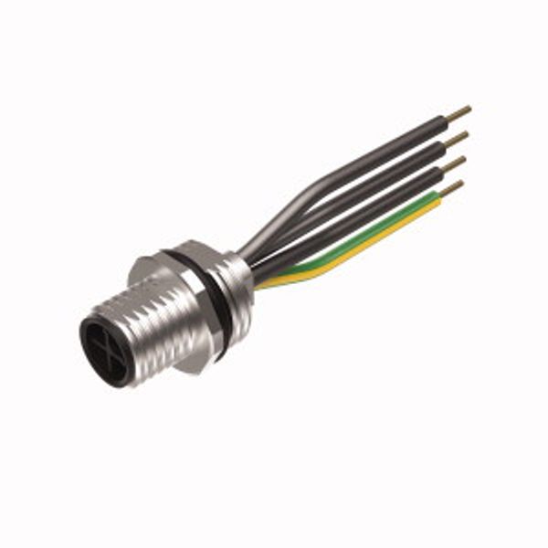 M12 Power Flange Front-mounted   FS46PS-0.5/M16 image 1