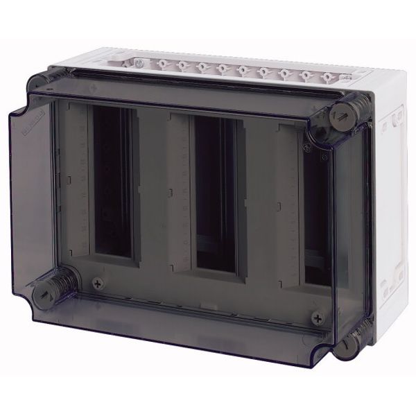 AV/I43-200 MCB enclosure, IP65, mounting rail vertical, HxWxD=250x375x225mm image 1