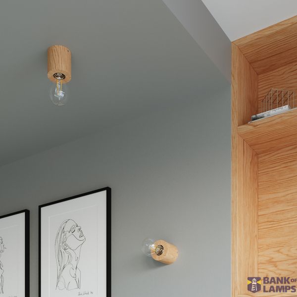 SALGADO DESK LAMP NATURAL WOOD E27 1X60W IP20 image 4