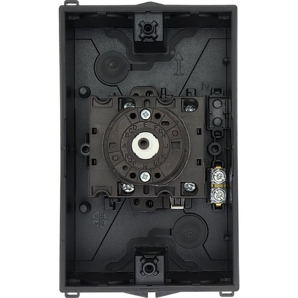T3-3-15683/I2/SVB-SW Main switch, T3, 32 A, surface mounting, 3 contact unit(s), 3 pole, 2 N/O, 1 N/C, STOP function, With black rotary handle and locking ring, Lockable i image 25