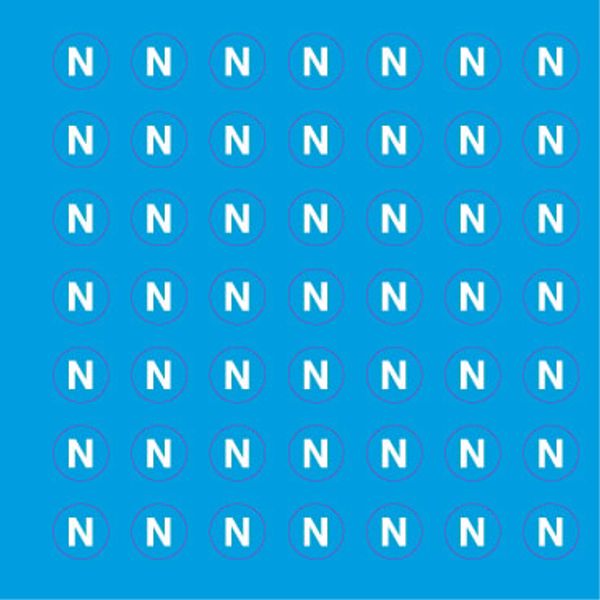 Adhesive label - Dimensions: 130 x 130 mm image 1