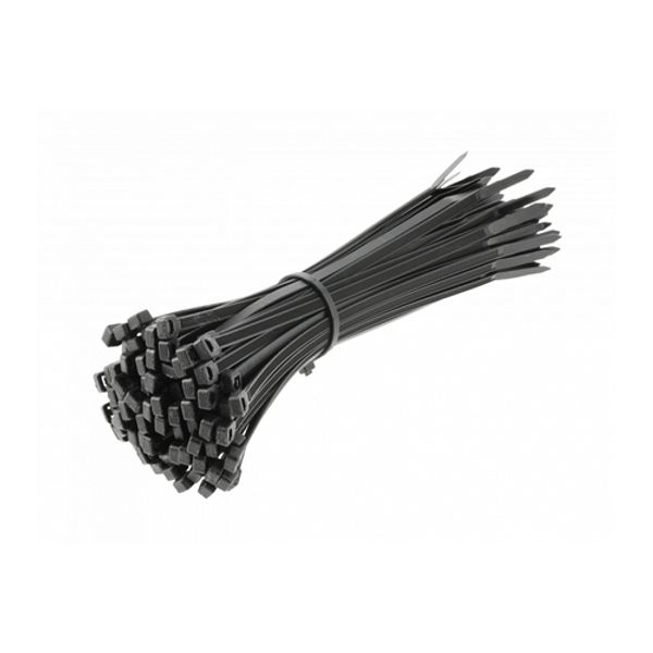 Nylon ties 4,8 x 200 mm, 100 pcs., black image 1