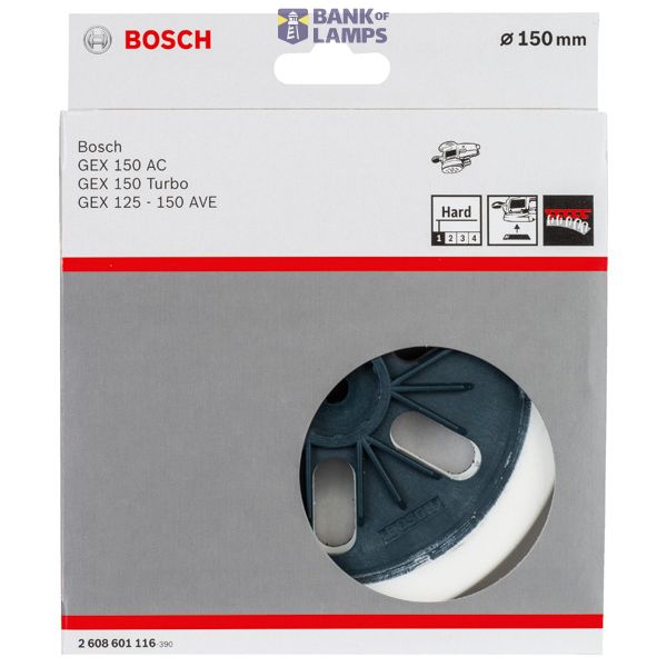 Sanding pad hard, 150 mm image 2