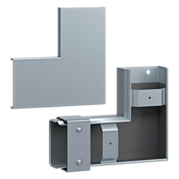 Flat angle FWK-Plus 60x100 mm galvanized for fire protection duct image 1