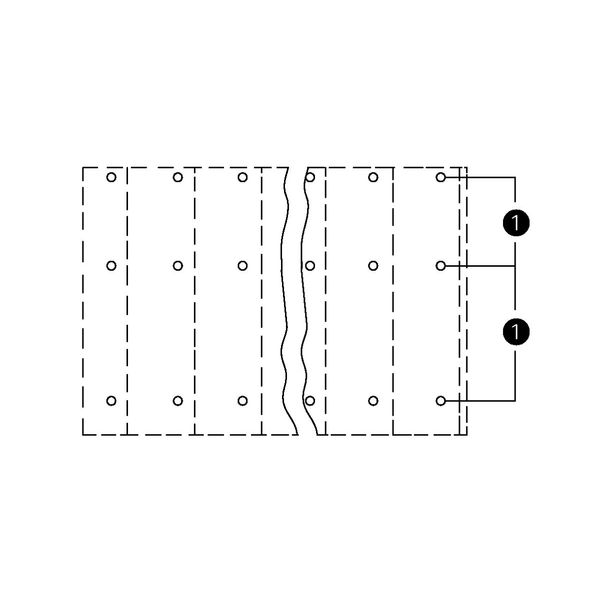 Triple-deck PCB terminal block 2.5 mm² Pin spacing 10.16 mm orange image 3