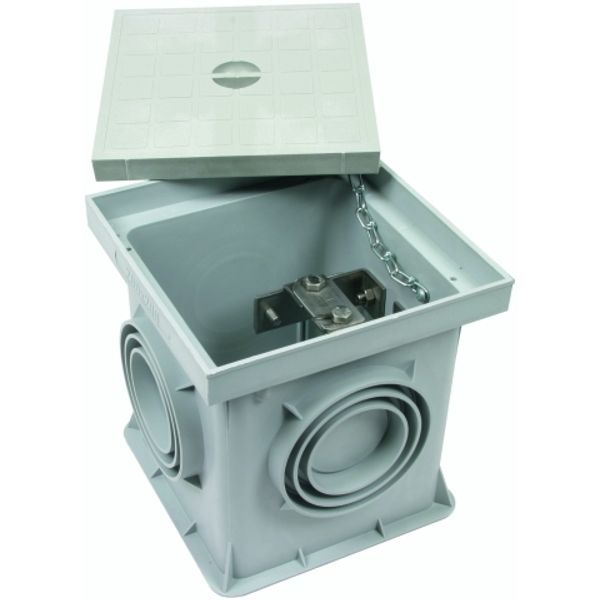 UF test joint box, plastic, 197x197x204mm with test joint image 1