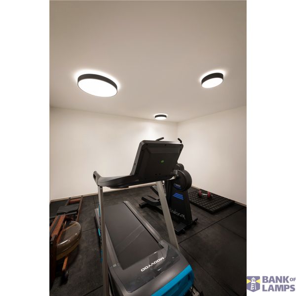 MEDO® 30, wall- and ceiling-mounted light, round, 2700/3000/4000K, 12W, trailing-edge phase, 110°, black image 1