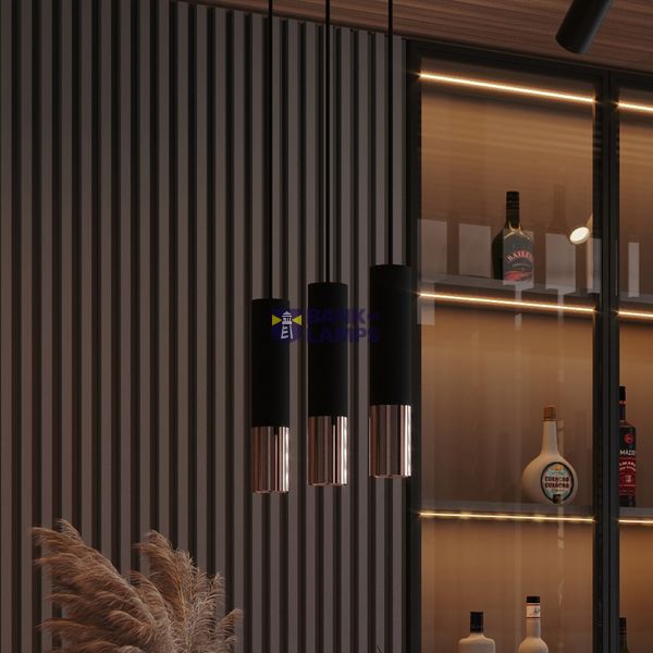HANGING LAMP LOOPEZ 1 BLACK/COPPER GU10 1X40W IP20 image 5