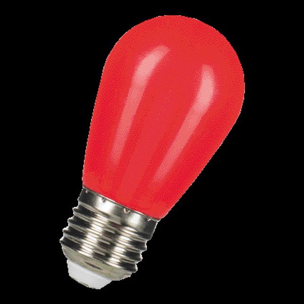 LED ST45 E27 240V 1W Red image 2
