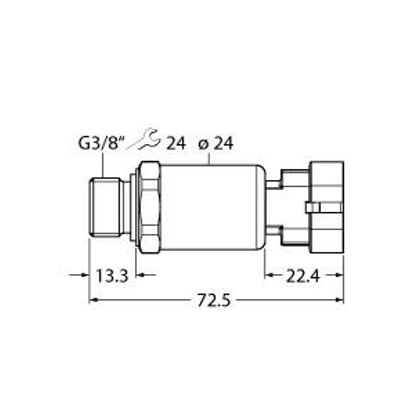 Pressure Transmitter With Current Output (2-Wire)   PT600R-2149-I2-AMPS1.5 image 1