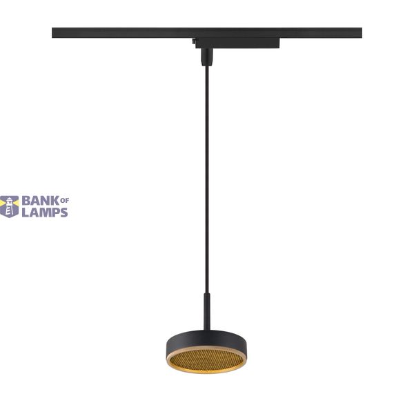 GRIP! FLAT, 1~ pendant light, PHASE, 2700/3000K, bl/gold image 1