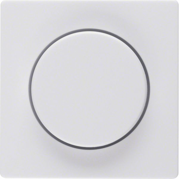 Centre plate f. rot. dimmer/potentiometer, setting knob,Q.1/Q.3,p.whit image 2