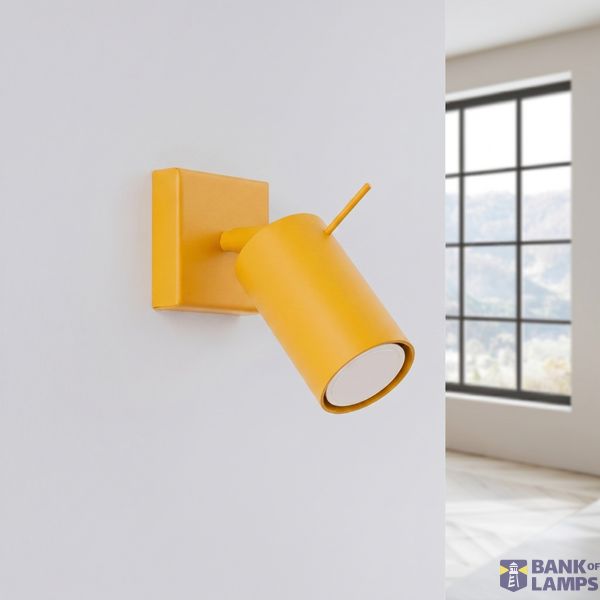 Wall lamp RING yellow image 3