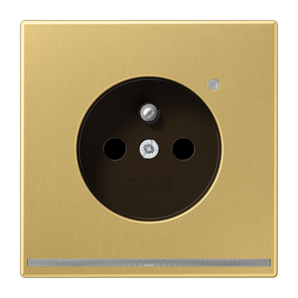 Socket Fren/Belg syst. LED pilot light ME1520F-OCLNW image 1