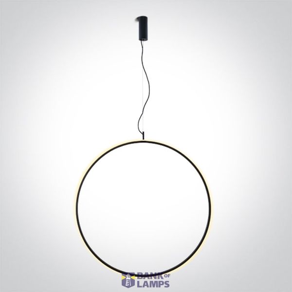 63152C/B/W BLACK RING 80cm 40W WW IP20 230V DIMMABLE image 1