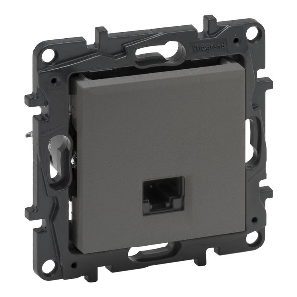 RJ45 socket Niloé Step category 6A STP m grey image 1