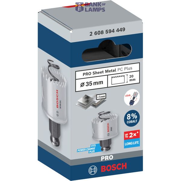 PRO Sheet Metal Power Change Plus Hole Saw 35 mm image 2