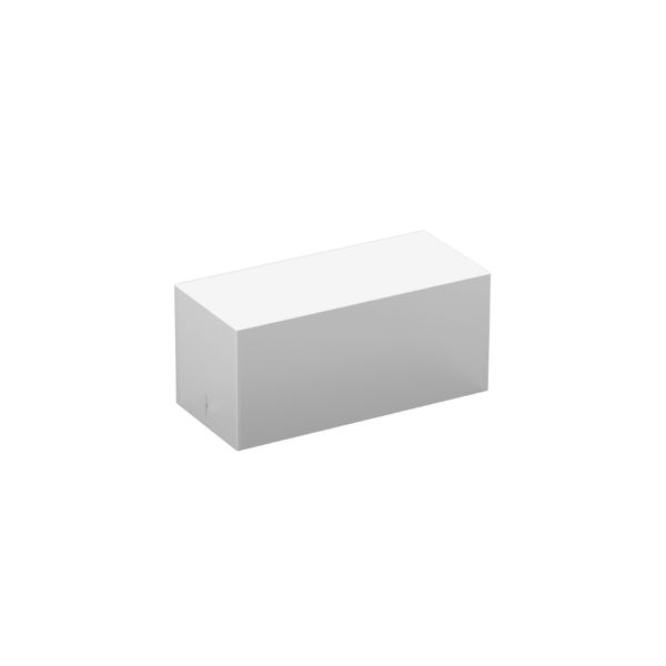 Replacement cover, plastic glass L 267 B 118 H 120 colour: white image 1