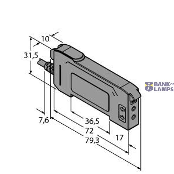 Photoelectric Sensor Photoelectric Sensor for Plastic Fibers   DF-G3LIR-PD-2M image 1