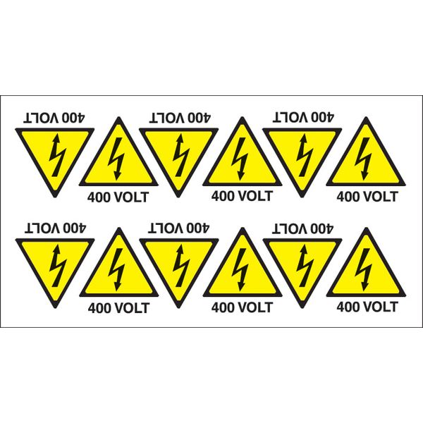 Adhesive label - Dimensions: 175 x 95 mm image 1